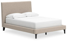 Load image into Gallery viewer, Cielden Full Upholstered Bed with Roll Slats, Dresser, Mirror and Nightstand
