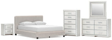 Load image into Gallery viewer, Zuraleus Queen Upholstered Bed, Dresser, Mirror, Chest and Nightstand