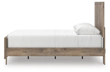Load image into Gallery viewer, Rusticott Queen Panel Bed with Mirrored Dresser