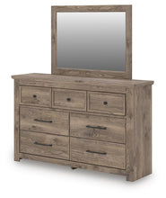 Load image into Gallery viewer, Rusticott King Poster Bed, Dresser, Mirror and Nightstand