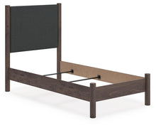 Load image into Gallery viewer, Pamytta Twin Upholstered Panel Bed, Dresser, Mirror and Nightstand
