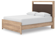Load image into Gallery viewer, Kinlanni Queen Upholstered Platform Bed, Dresser and Mirror