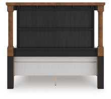 Load image into Gallery viewer, Rowlenstown Queen Poster Bed with Mirrored Dresser and Nightstand