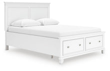 Load image into Gallery viewer, Fortman Queen Panel Storage Bed with Mirrored Dresser