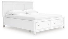 Load image into Gallery viewer, Fortman California King Panel Storage Bed, Dresser, Mirror and Nightstand
