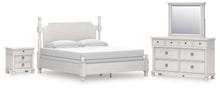 Load image into Gallery viewer, Rowlenstown King Poster Bed, Dresser, Mirror and Nightstand
