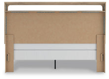 Load image into Gallery viewer, Kinlanni King Upholstered Panel Bed, Dresser, Mirror and Nightstand