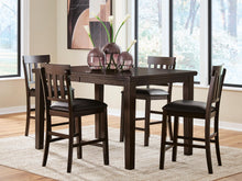 Load image into Gallery viewer, Haddigan Counter Height Dining Table and 4 Barstools