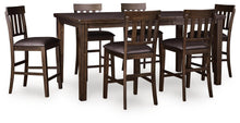 Load image into Gallery viewer, Haddigan Counter Height Dining Table and 6 Barstools