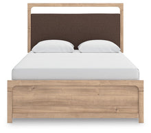Load image into Gallery viewer, Kinlanni Queen Upholstered Panel Bed, Dresser and Mirror