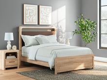 Load image into Gallery viewer, Kinlanni Queen Upholstered Panel Bed, Dresser and Mirror