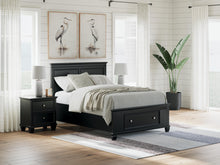 Load image into Gallery viewer, Lanolee Full Panel Storage Bed, Dresser, Mirror and Nightstand