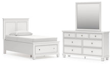 Load image into Gallery viewer, Fortman Twin Panel Storage Bed, Dresser and Mirror