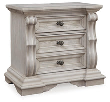 Load image into Gallery viewer, Bruchandi California King Upholstered Panel Bed with Mirrored Dresser and Nightstand