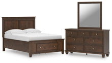 Load image into Gallery viewer, Danabrin Full Panel Storage Bed, Dresser and Mirror