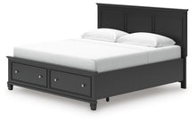Load image into Gallery viewer, Lanolee King Panel Storage Bed, Dresser, Mirror and Nightstand