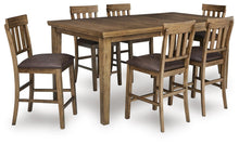Load image into Gallery viewer, Urbinforte Counter Height Dining Table and 6 Barstools