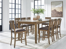 Load image into Gallery viewer, Urbinforte Counter Height Dining Table and 8 Barstools