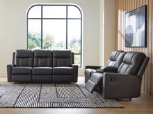 Load image into Gallery viewer, Mackmenville Reclining Sofa and Reclining Loveseat with Console