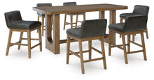 Load image into Gallery viewer, Cabalynn Counter Height Dining Table and 6 Barstools