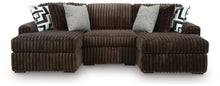 Load image into Gallery viewer, Midnight-Madness 3-Piece Double Chaise Sectional