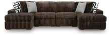 Load image into Gallery viewer, Midnight-Madness 4-Piece Double Chaise Sectional