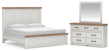 Load image into Gallery viewer, Savonport King Panel Bed, Dresser and Mirror