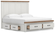 Load image into Gallery viewer, Savonport King Panel Storage Bed, Dresser, Mirror, Chest and Nightstand