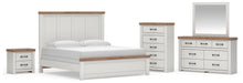 Load image into Gallery viewer, Savonport King Panel Bed, Dresser, Mirror, Chest and Nightstand