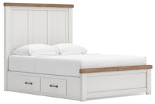 Load image into Gallery viewer, Savonport Queen Panel Bed with Storage, Dresser and Mirror