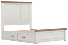 Load image into Gallery viewer, Savonport Queen Panel Bed with Storage, Dresser and Mirror
