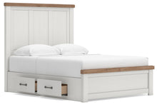 Load image into Gallery viewer, Savonport Queen Panel Bed with Storage, Dresser and Mirror