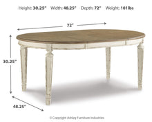 Load image into Gallery viewer, Realyn Dining Table and 6 Chairs