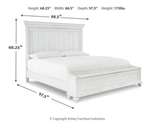 Load image into Gallery viewer, Kanwyn Queen Panel Bed with Storage with Mirrored Dresser, Chest and Nightstand