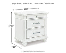 Load image into Gallery viewer, Kanwyn King Panel Bed with Mirrored Dresser, Chest and Nightstand