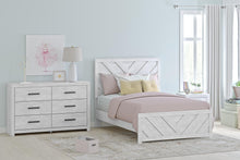 Load image into Gallery viewer, Cayboni Full Panel Bed with Mirrored Dresser
