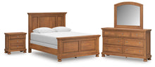 Load image into Gallery viewer, Vandenmore Queen Panel Bed with Mirrored Dresser and Nightstand