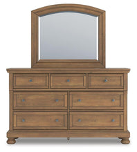 Load image into Gallery viewer, Vandenmore Queen Panel Bed with Mirrored Dresser and Nightstand