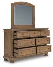 Load image into Gallery viewer, Vandenmore Queen Panel Bed with Mirrored Dresser and Nightstand