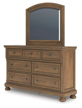 Load image into Gallery viewer, Vandenmore Queen Panel Bed with Mirrored Dresser and Nightstand