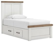 Load image into Gallery viewer, Savonport Twin Panel Bed with Storage