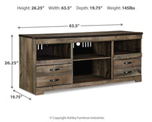 Load image into Gallery viewer, Trinell LG TV Stand w/Fireplace Option