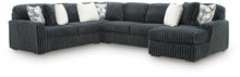 Load image into Gallery viewer, Midnight-Madness 4-Piece Sectional with Chaise