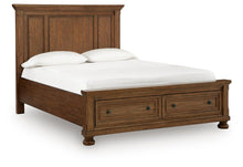 Load image into Gallery viewer, Zackaryn Queen Panel Storage Bed