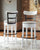 Valebeck Tall UPH Swivel Barstool(1/CN) White