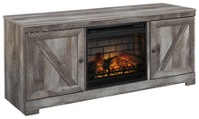 Load image into Gallery viewer, Wynnlow 63" TV Stand with Electric Fireplace
