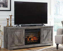 Load image into Gallery viewer, Wynnlow 63" TV Stand with Electric Fireplace
