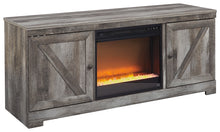 Load image into Gallery viewer, Wynnlow 63" TV Stand with Electric Fireplace
