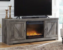 Load image into Gallery viewer, Wynnlow 63" TV Stand with Electric Fireplace
