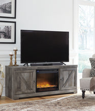 Load image into Gallery viewer, Wynnlow 63" TV Stand with Electric Fireplace
